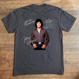 Johnny Rodriguez Just for You Album Shirt Vintage Country Singer Tee Retro 87